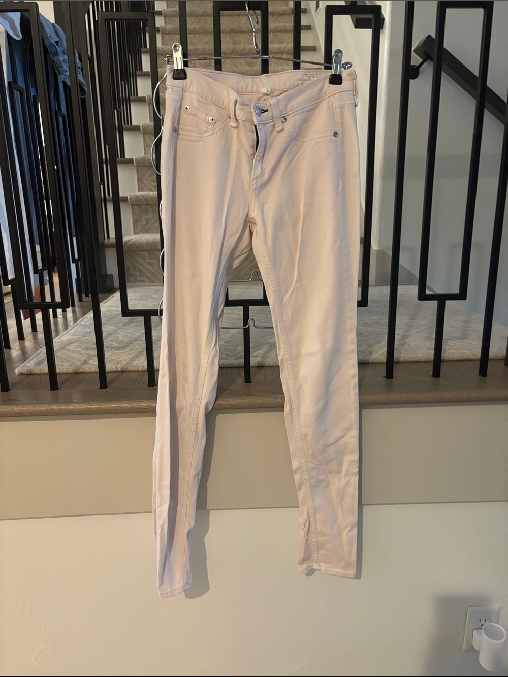 Rag and bone blush skinny jeans